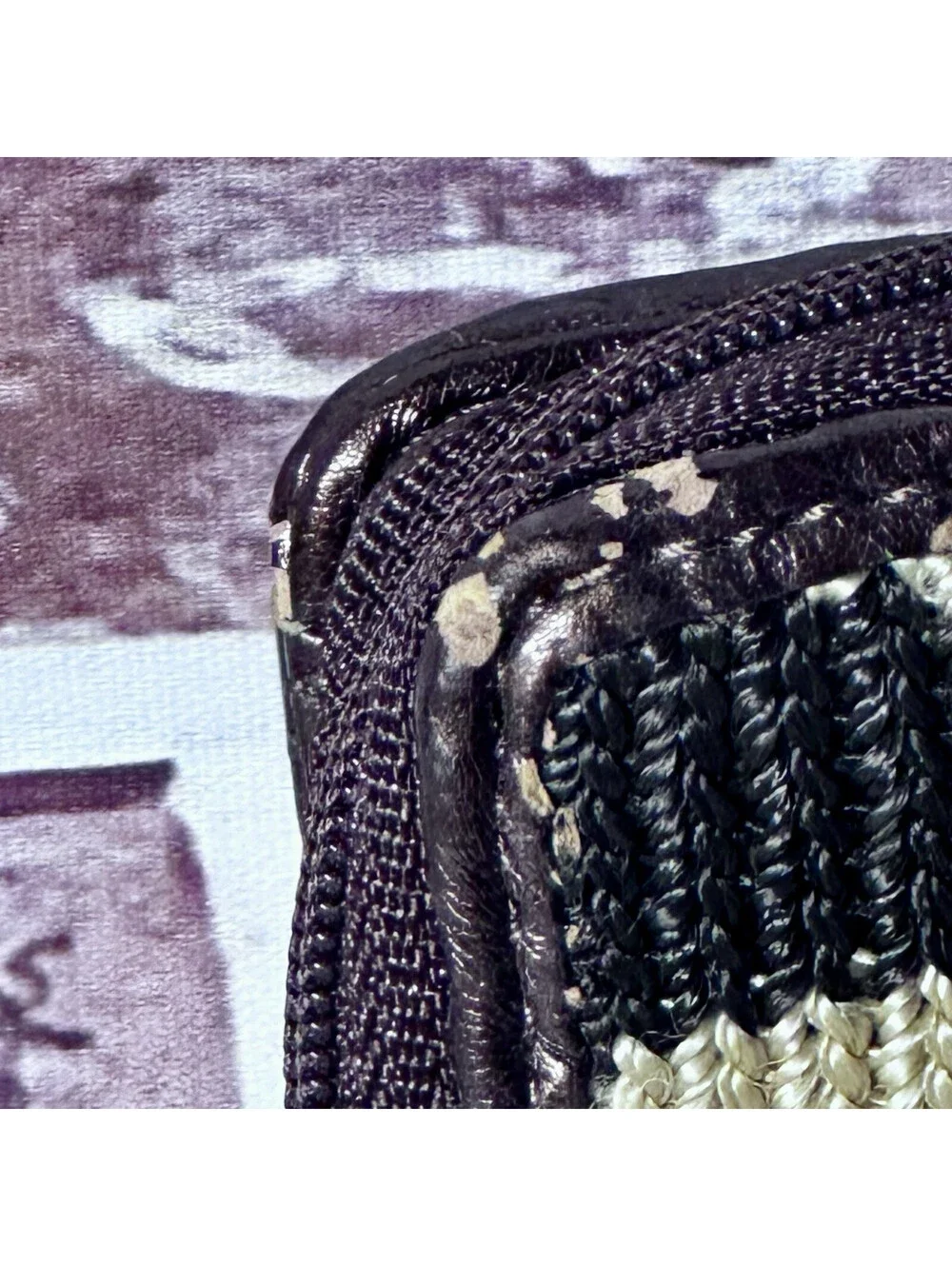 The SAK Zebra Print Brown Tan Gold Zip Around Wallet - RARE (see pictures)